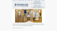Desktop Screenshot of personalizedprimarycare.com