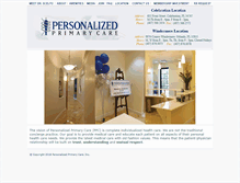 Tablet Screenshot of personalizedprimarycare.com